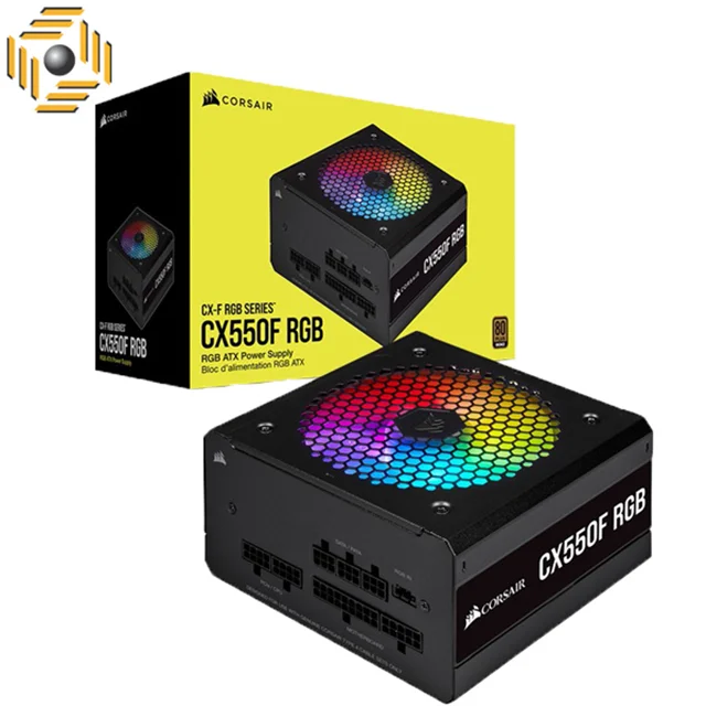 پاور 550 وات کورسیر CX550F RGB Black Bronze Fully Modular