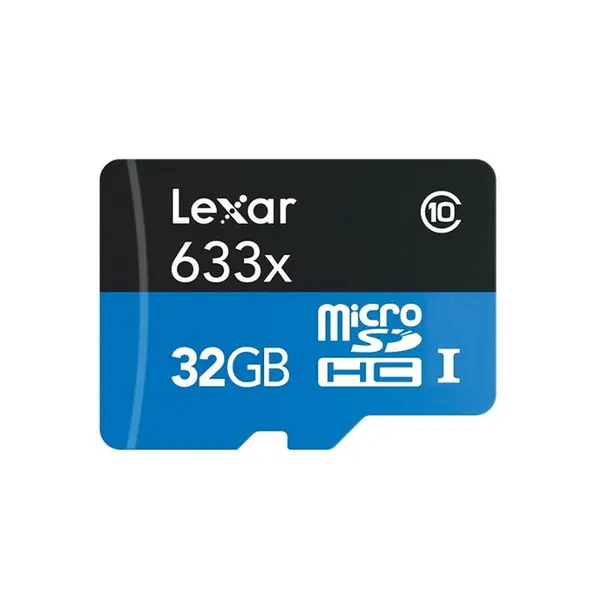 کارت حافظه microSDHC لکسار مدل 633X کلاس 10 استاندارد UHS-I U1 سرعت 100MBps ظرفیت 32 گیگابایت