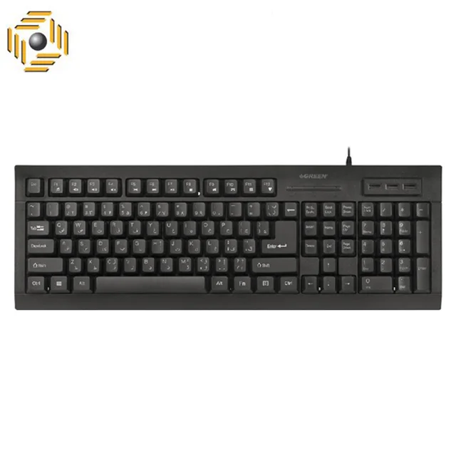 کیبورد گرین مدل GK402 باحروف فارسی