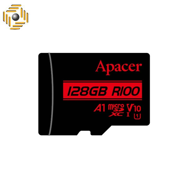 کرات حافظه microSDXC اپیسر مدل R100 کلاس 10 استاندارد UHS-I U1 سرعت 100MBps ظرفیت 128 گیگابایت
