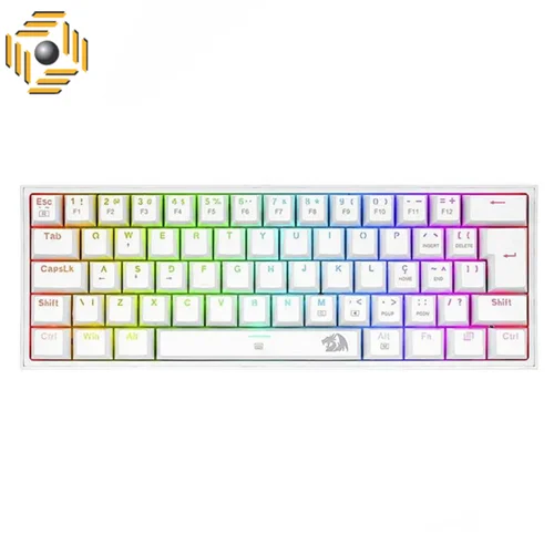 کیبورد مکانیکال گیمینگ ردراگون K617 FIZZ White