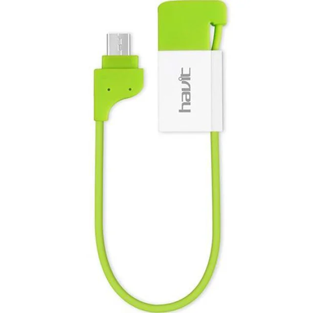 کابل تبدیل USB به microUSB هویت مدل HV-CB632 به طول 0.18 متر