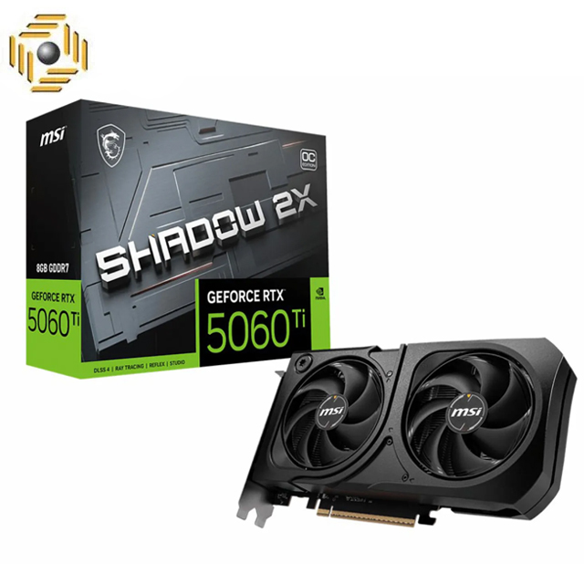 کارت گرافیک MSI RTX 5060 Ti 8G Shadow 2X OC Plus