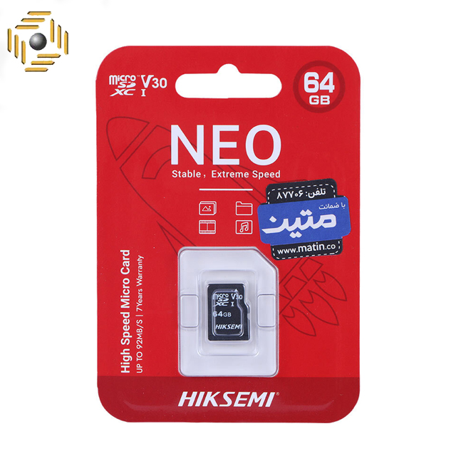 کارت حافظه هایک‌سمی مدل NEO ظرفیت ۶۴ گیگابایت