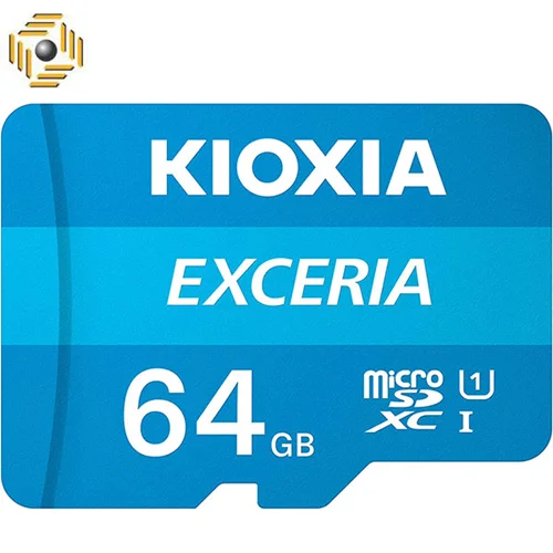 کارت حافظه‌ microSDXC کیوکسیا مدل EXCERIA کلاس 10 استاندارد UHS-I U1 سرعت 100MBps ظرفیت64 گیگابایت به همراه آداپتور SD