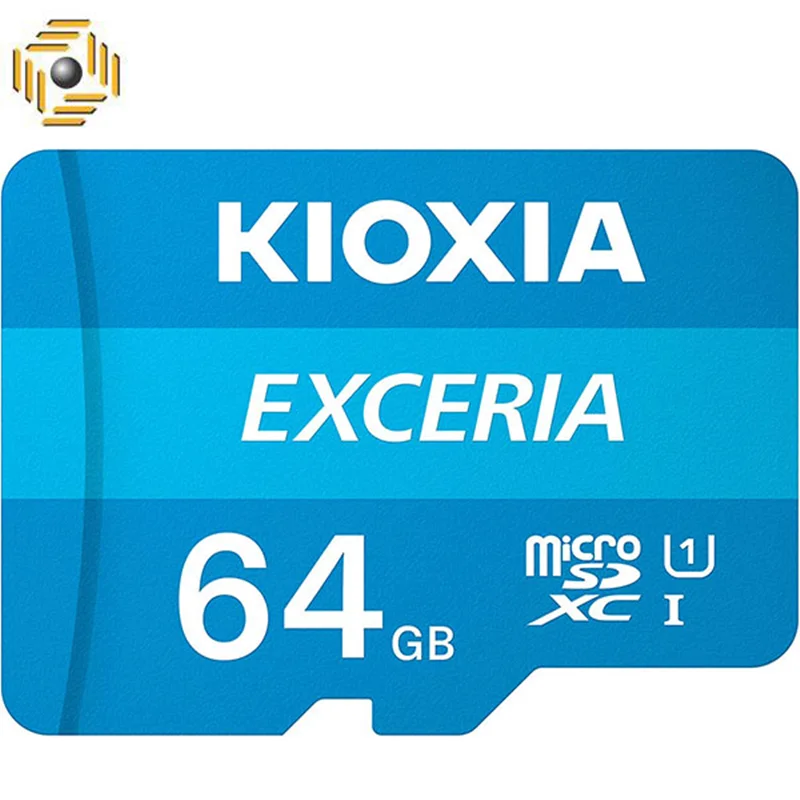 کارت حافظه‌ microSDHC کیوکسیا مدل EXCERIA کلاس 10 استاندارد UHS-I U1 سرعت 100MBps ظرفیت64 گیگابایت به همراه آداپتور SD