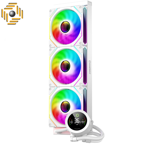 خنک کننده مایع پردازنده گیم مکس IceBurg 360 Digital White