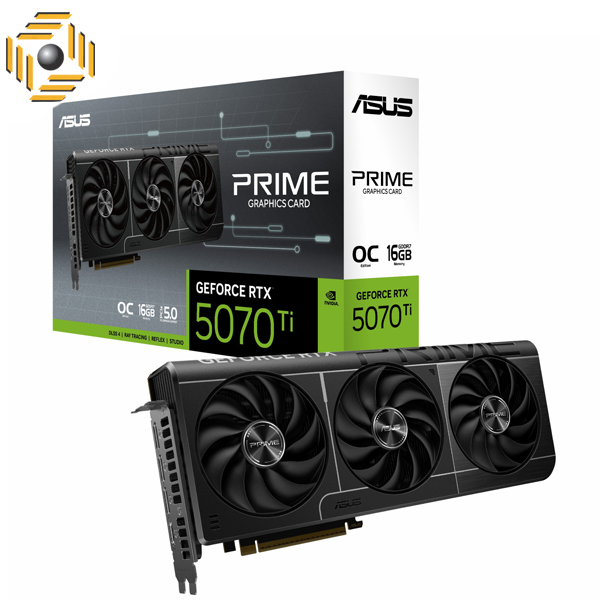 کارت گرافیک ایسوس مدل Prime GeForce RTX 5070 Ti OC Edition 16GB GDDR7