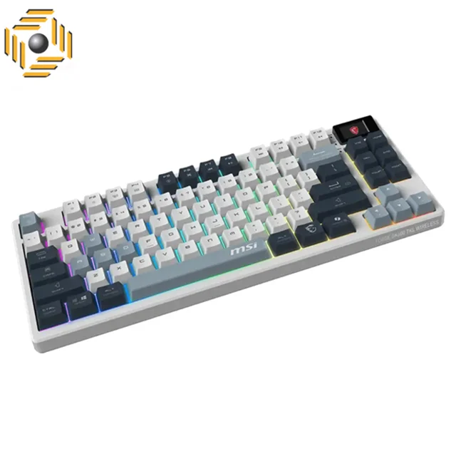 کیبورد مکانیکال گیمینگ ام اس آی FORGE GK600 TKL SKY RGB