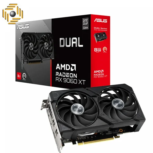 کارت گرافیک ایسوس مدل Dual Radeon RX 9060 XT 8GB GDDR6