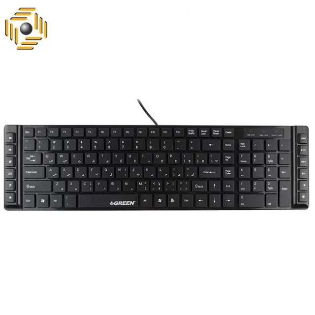 کیبورد گرین GK-301 باحروف فارسی