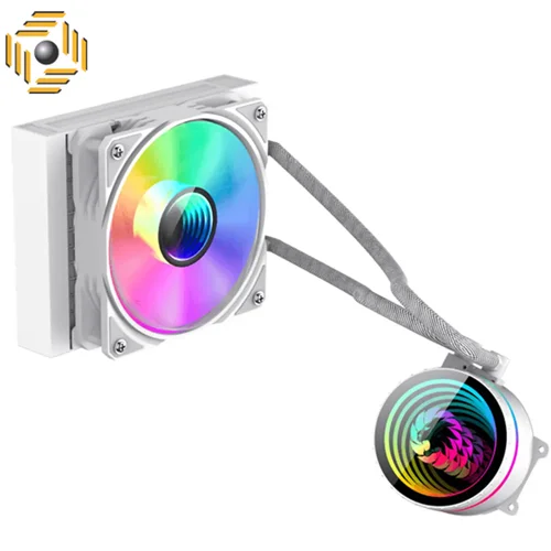 خنک کننده مایع پردازنده گیم مکس IceBurg 120 Infinity White