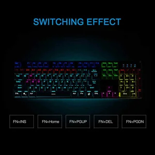 کیبورد مخصوص بازی مکانیکی اچپی مدل GK100F