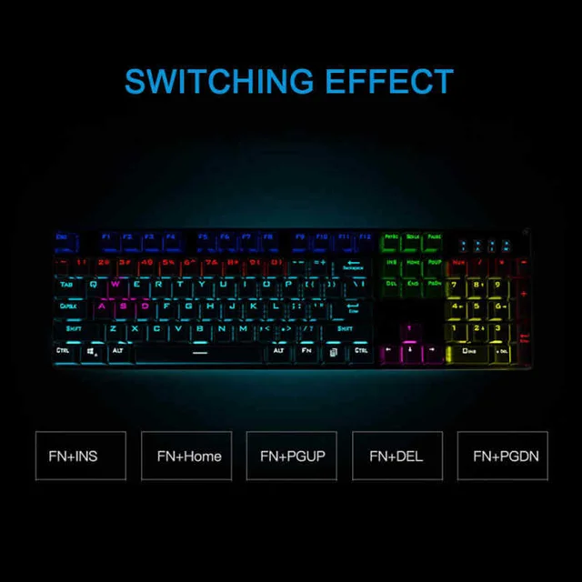 کیبورد مخصوص بازی مکانیکی اچپی مدل GK100F