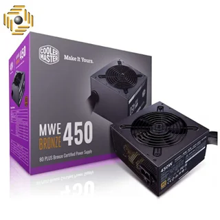 منبع تغذیه کامپیوتر کولر مستر مدل MWE Bronze 450