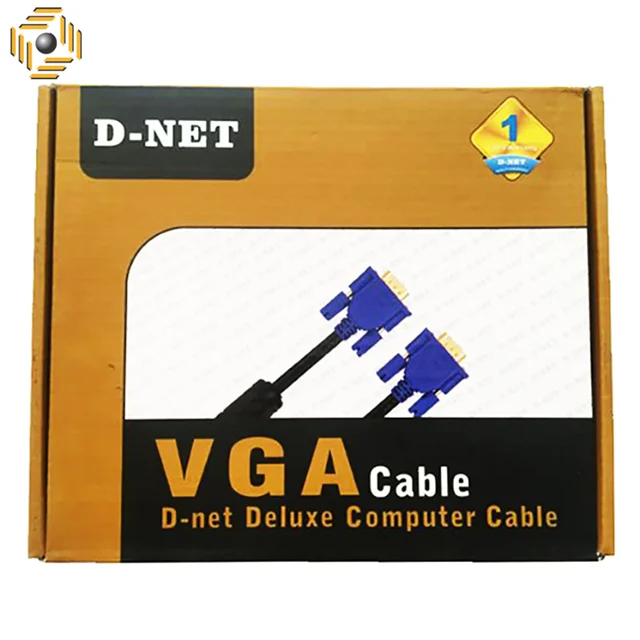 کابل VGA دی-نت مدل Deluxe Computer Cable طول 10 متر (پک دار)