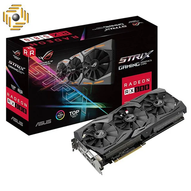 کارت گرافیک ایسوس مدل ROG-STRIX-RX580-T8G-GAMING