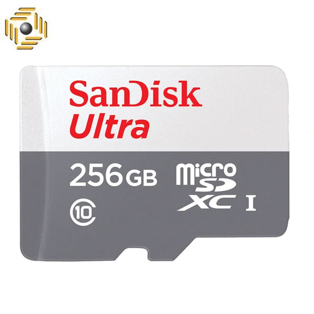 کارت حافظه microSDXC سن دیسک مدل Ultra کلاس 10 استاندارد UHS-I U1 سرعت 100MBps ظرفیت256 گیگابایت