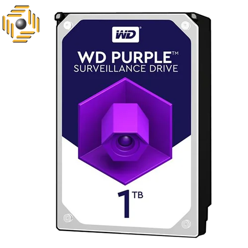 هارددیسک اینترنال وسترن دیجیتال(ویژه دوربین مدار بسته) مدل Purple WD10PURZ ظرفیت 1 ترابایت