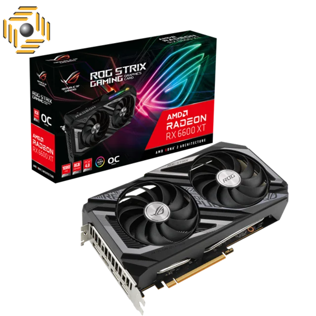 کارت گرافیک ایسوس ASUS ROG STRIX RX6600XT O8G GAMING