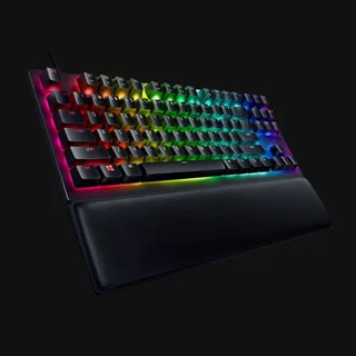 کیبورد اپتیکال گیمینگ ریزر Huntsman V2 TKL Purple Switch