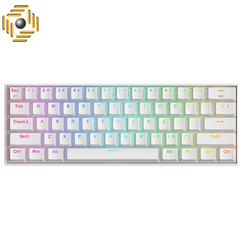 کیبورد بی سیم مکانیکال گیمینگ ردراگون Draconic Elite white K530W-RGB-PRO