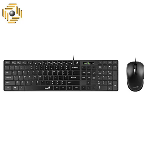 کیبورد و ماوس باسیم جنیوس SlimStar C126 با حروف فارسی