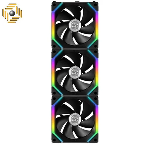فن کیس لیان لی UNI Fan SL120 V2 RGB Black بسته 3 عددی