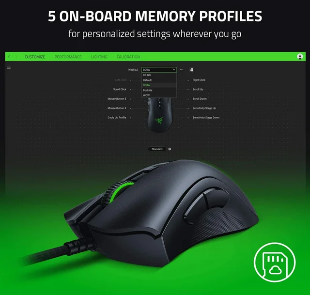 ماوس مخصوص بازی ریزر مدل Deathadder V2