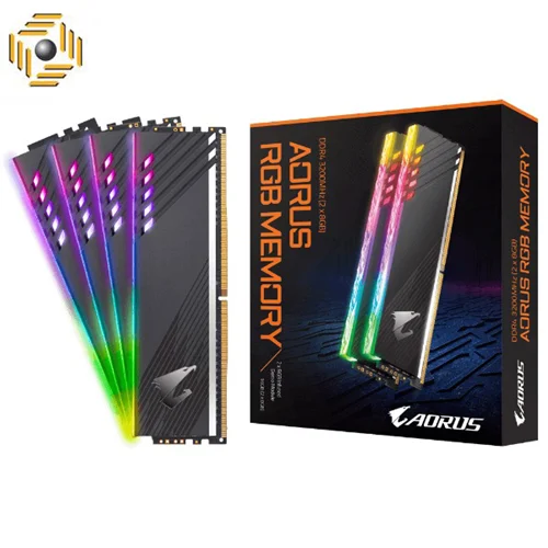 رم دسکتاپ DDR4 دو کاناله 3600 مگاهرتز CL18 گیگابایت مدل (AORUS RGB (With Demo Kit ظرفیت 16 گیگابایت