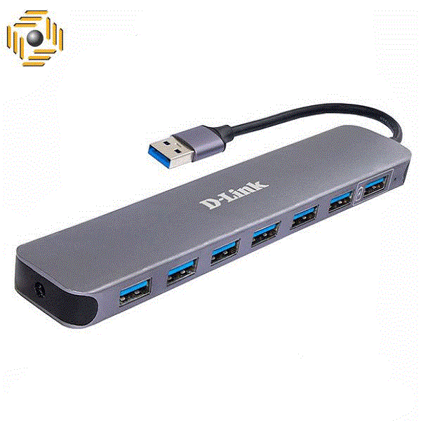 هاب USB 3.0 هفت پورت دی-لینک مدل DUB-1370 (اوپن باکس)