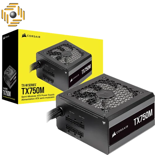 پاور 750 وات کورسیر TX750M Gold Semi Modular