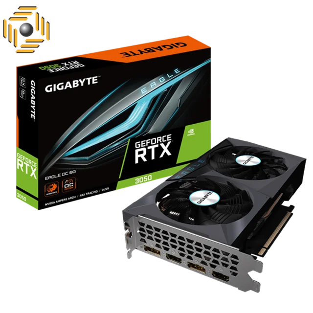 کارت گرافیک گیگابایت GeForce RTX 3050 EAGLE OC 8G