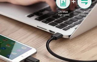 کابل تبدیل USB به micro-B یوگرین مدل US114 طول 0.5 متر