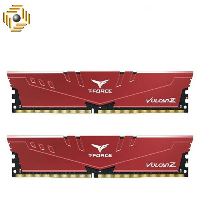 رم کامپیوتر DDR4 تک کاناله 3200 مگاهرتز CL16 تیم گروپ مدل VULCAN Z ظرفیت 32 گیگابایت