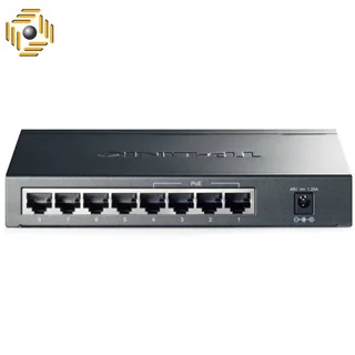 سوییچ 8 پورت گیگابیتی تی پی-لینک به همراه 4 پورت POE مدل TL-SG1008P