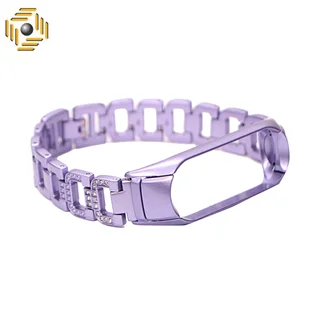 بند مدل نگین مناسب برای مچ بند هوشمند شیائومی mi band 3/4