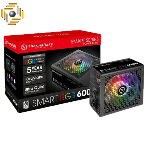 منبع تغذیه کامپیوتر ترمالتیک مدل Smart Pro RGB 600W