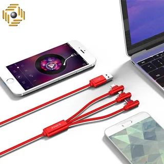 کابل تبدیل USB به لایتنینگ/microUSB/USB-C اوریکو مدل H3S-12 طول 1.2 متر
