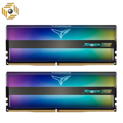 رم دسکتاپ DDR4 دو کاناله 3200 مگاهرتز CL16 تیم گروپ مدل XTREEM ARGB ظرفیت 16 گیگابایت
