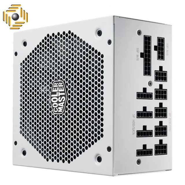 منبع تغذیه کامپیوتر کولر مستر مدل V850 GOLD V2 WHITE EDITION
