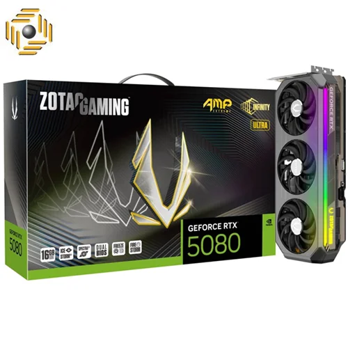 کارت گرافیک زوتک مدل RTX 5080 AMP Extreme INFINITY ULTRA 16GB