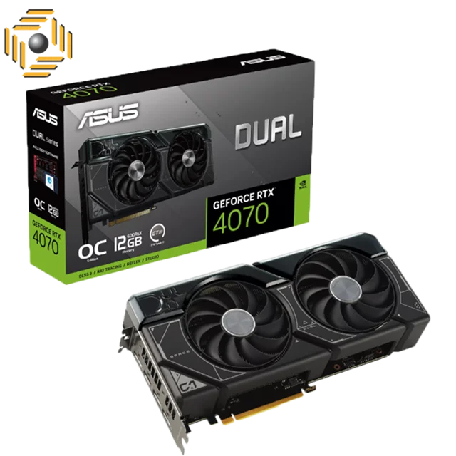 کارت گرافیک ایسوس Dual GeForce RTX 4070 12GB GDDR6X OC Edition