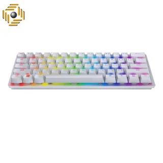 کیبورد ریزر مدل Huntsman Mini Mercury  Purple Optical Switch Clicky White