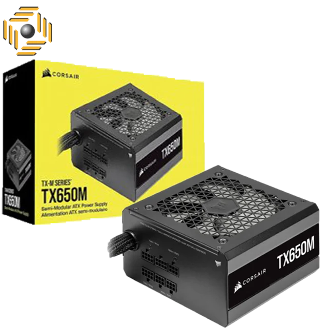 پاور 650 وات کورسیر TX650M Gold Semi Modular