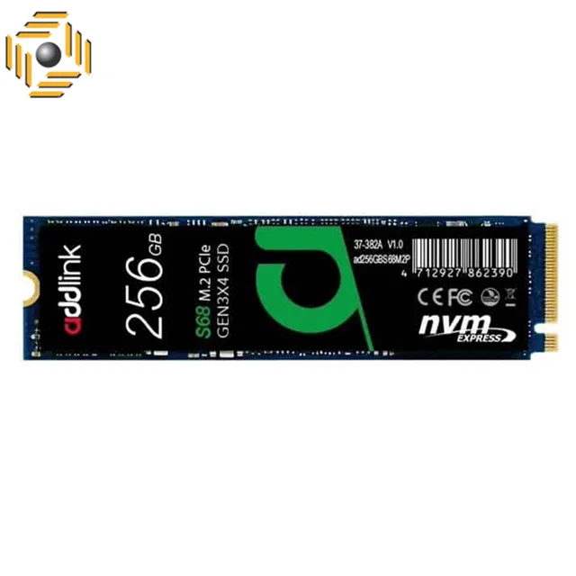 حافظه اس اس دی 256 گیگابایتی ادلینک مدل S68 256GB NVMe PCIe Gen3x4 M.2 2280