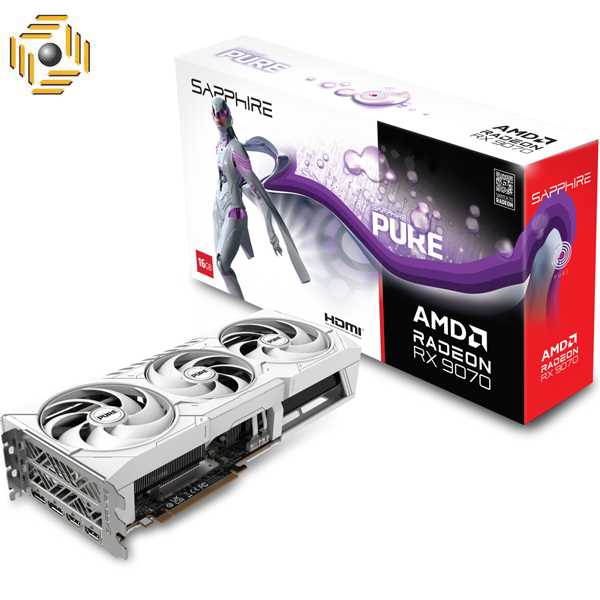 کارت گرافیک سافایر مدل Sapphire Pure RX 9070 OC 16GB