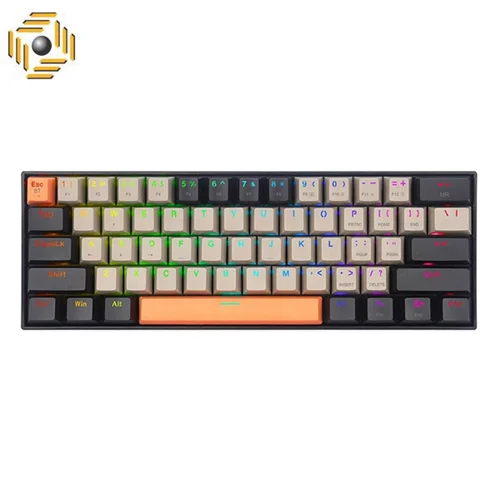 کیبورد بی سیم مکانیکال گیمینگ ردراگون Draconic Elite K530OG-BK-GY-RGB-PRO