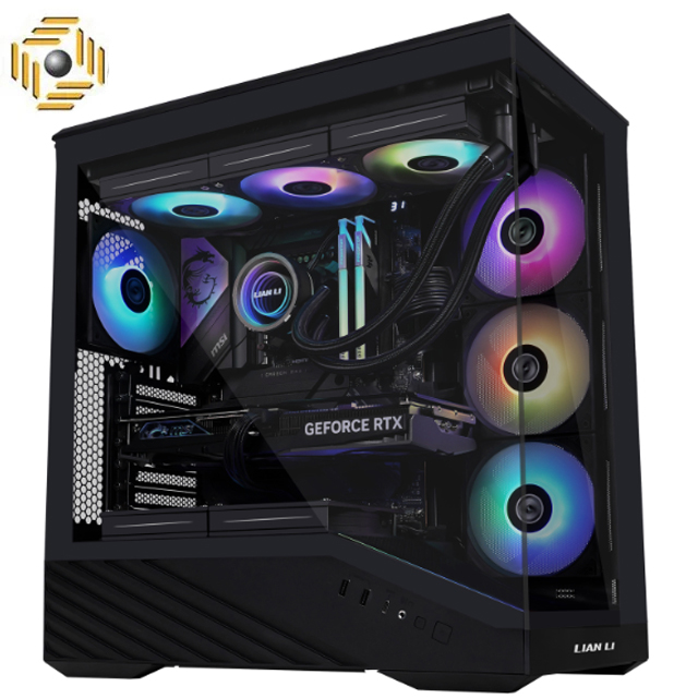 کیس گیمینگ لیان لی Vector V100R Black