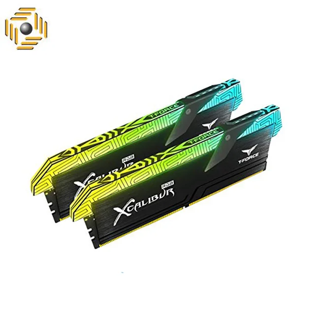 رم دسکتاپ DDR4 دو کاناله 4000 مگاهرتز CL18 تیم گروپ مدل  XCALIBUR RGB Special Editionظرفیت 16 گیگابایت